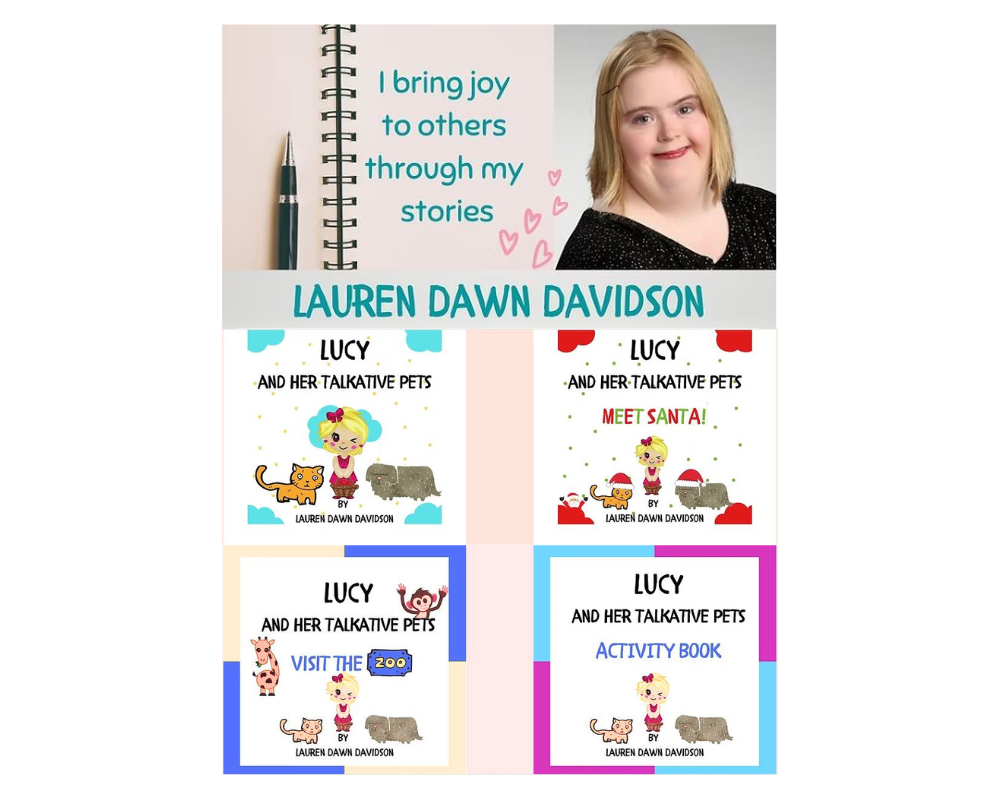 Lauren Dawn Davidson (Author) - Logo - Joyful Vendors Market